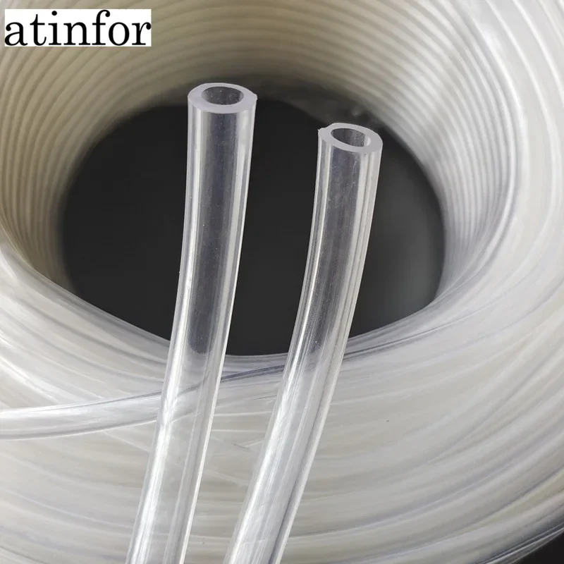 atinfor 1M/3M/5M Transparent PVC Plastic Hoses High Quality Water Pump Tube 18 20 25mm Garden Hose