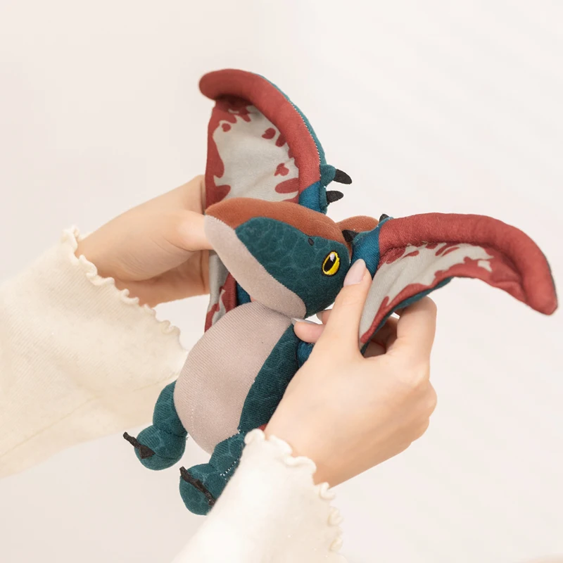 Super coole fliegende Pterosaurier-Plüschtiere, gefüllte 3D-lebensechte Jurassic-Dinosaurier-Puppe, hübscher Desktop-Begleiter, Spielrequisiten – Detail 5