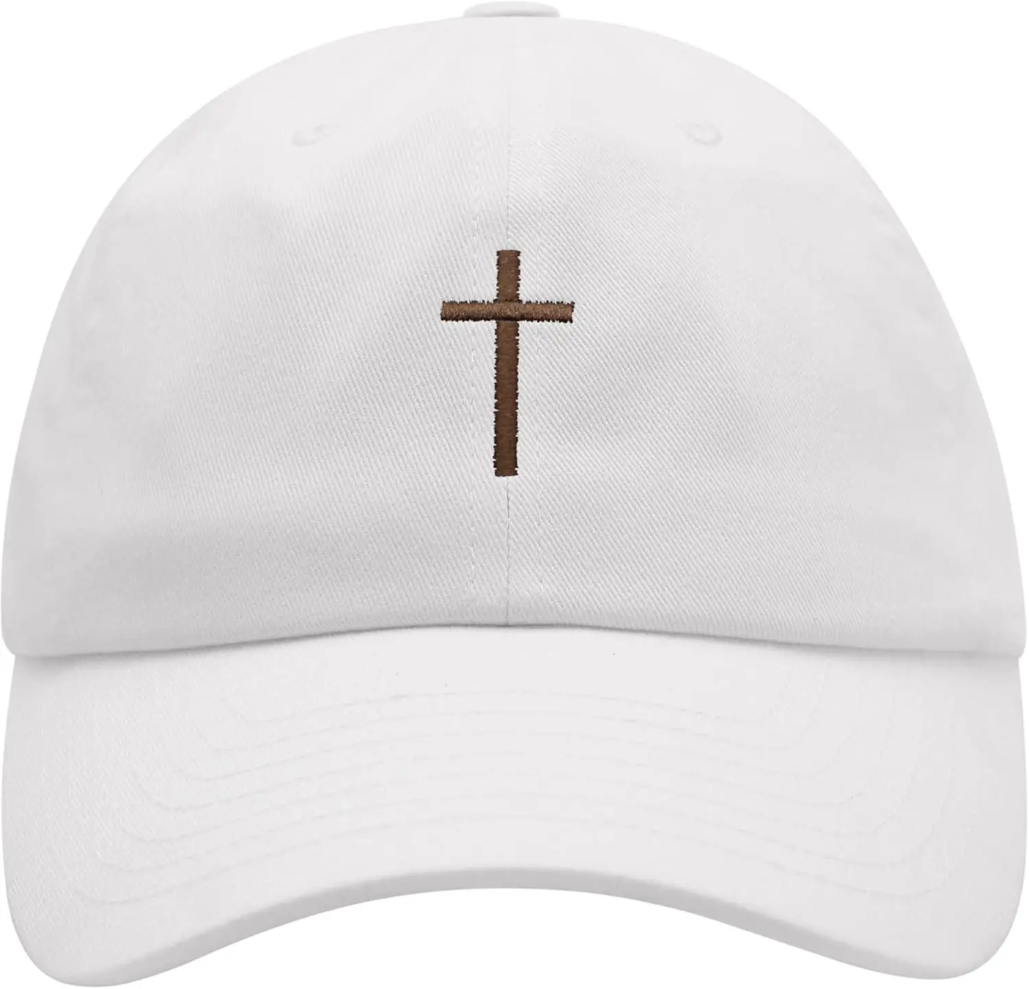 

Cross Premium Dad Hat Embroidered Cotton Baseball Cap Christian Jesus Unisex