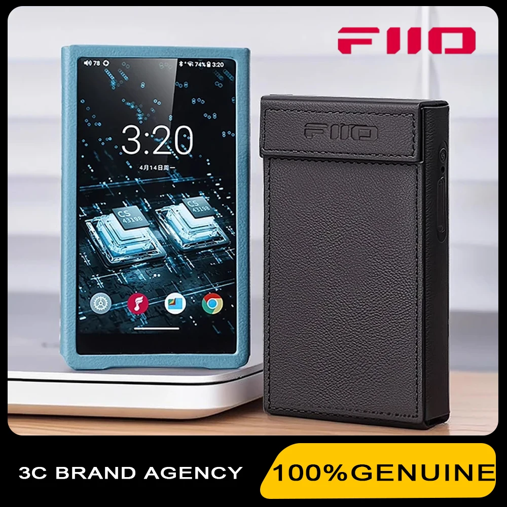 FiiO SK-JM21 لاعب MP3 حافظة واقية PU حافظة جلدية مضادة للانزلاق سهلة الفك مشغل موسيقى FiiO JM21 حافظة مخصصة هدايا