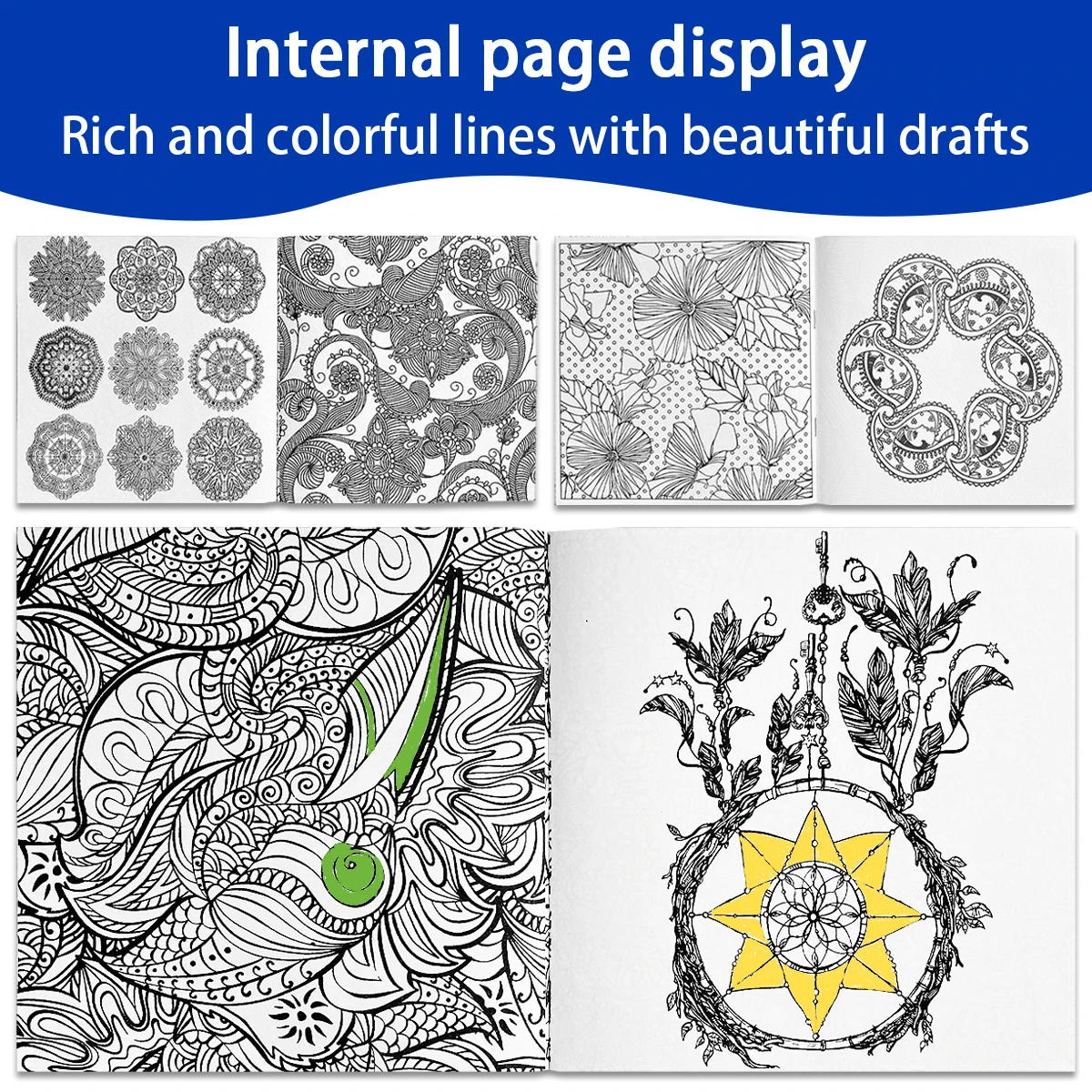 "Libro para colorear de Zen Mandalas: diseños intrincados de Paisley y Mandala, libro para colorear de relajación para adultos para atención plena y creatividad
