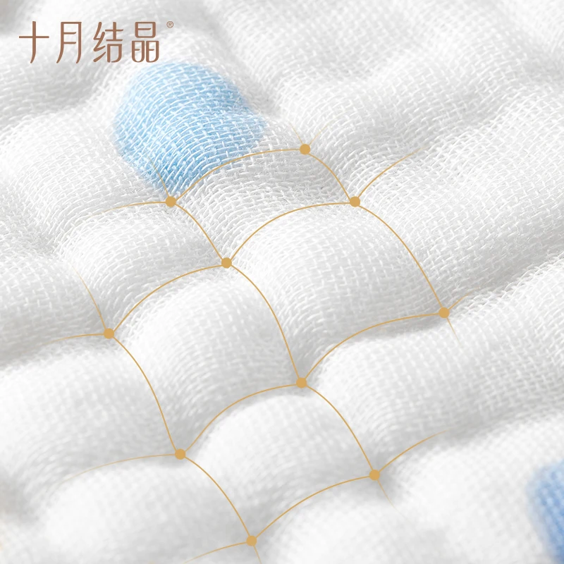 TEN-MJOURNEY Baby burp towel anti-spit-up saliva towel pure cotton newborn baby bib soft gauze shoulder pad