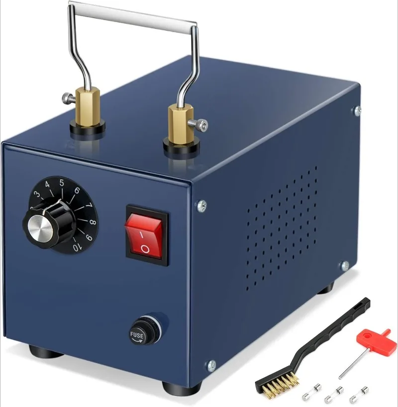 

120W Adjustable Electric Rope Cutter, Hot Knife Thermal Blade, Bench Mount Cutting Tool Kit for Braid Fabric Webbing Belt