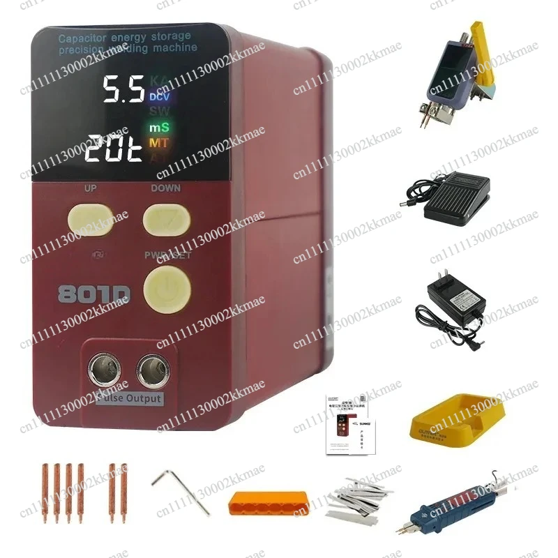 801D Faraday Capacity Spot Welding Machine 14500KW Battery Welder Spot Welder 0.2mm Pure Nickel Welding 0.1-0.35mm 1800A