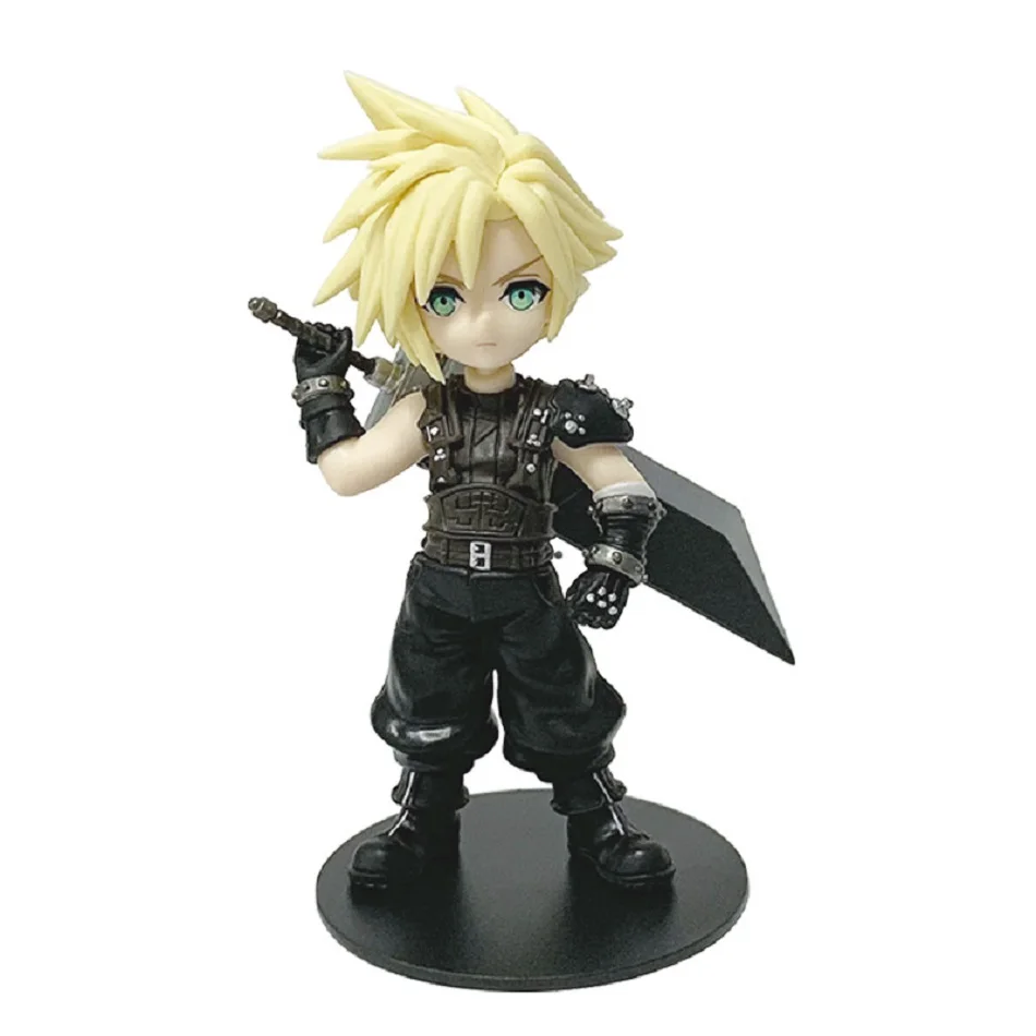 11-12cm Anime Cloud Strife Tifa Lockhart Aerith Gainsborough Zack·Fair Figur Modell PVC Spielzeug Desktop-Sammlungszubehör Geschenk – Detail 7