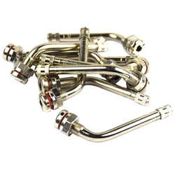 Universal TR545d 60 Degree Bending Truck Tire Valve Stems Car Tubeless Tyre Brass Valve Stem