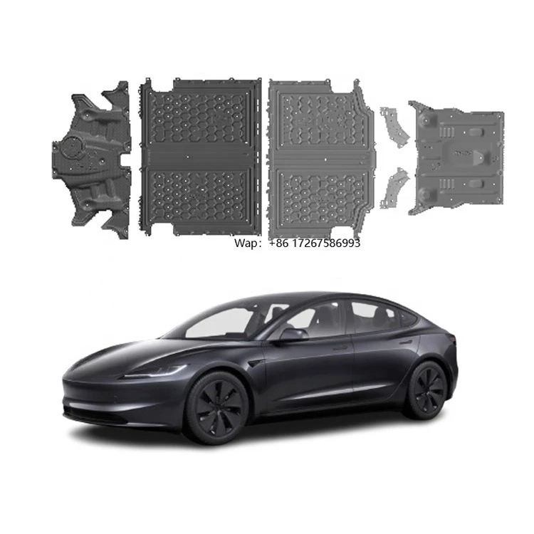 

AccessorySetBatteryCover 3D Underbody Protection Aluminum Alloy Chassis Guard Skid Plates Durable Steel Constructionfor Model 3