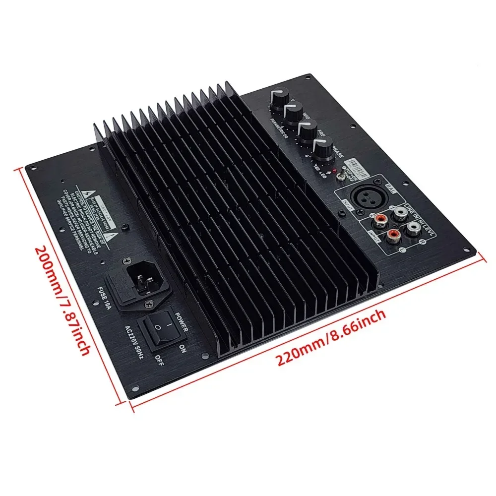 110-220V150W 200W 300W Heavy Subwoofer Digital Active Power Amplifier Board 2.1 5.1 and 7.1 Active Pure Bass