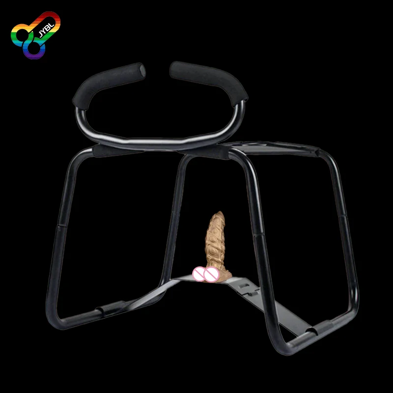 Chaise Sexuelle avec Poignée et Oreiller, Chaise d'Aide à la Positions Sexuelles Améliorées, Meubles de Masturbation Féminine artificiel astique, Jouets Sexuels pour Adultes