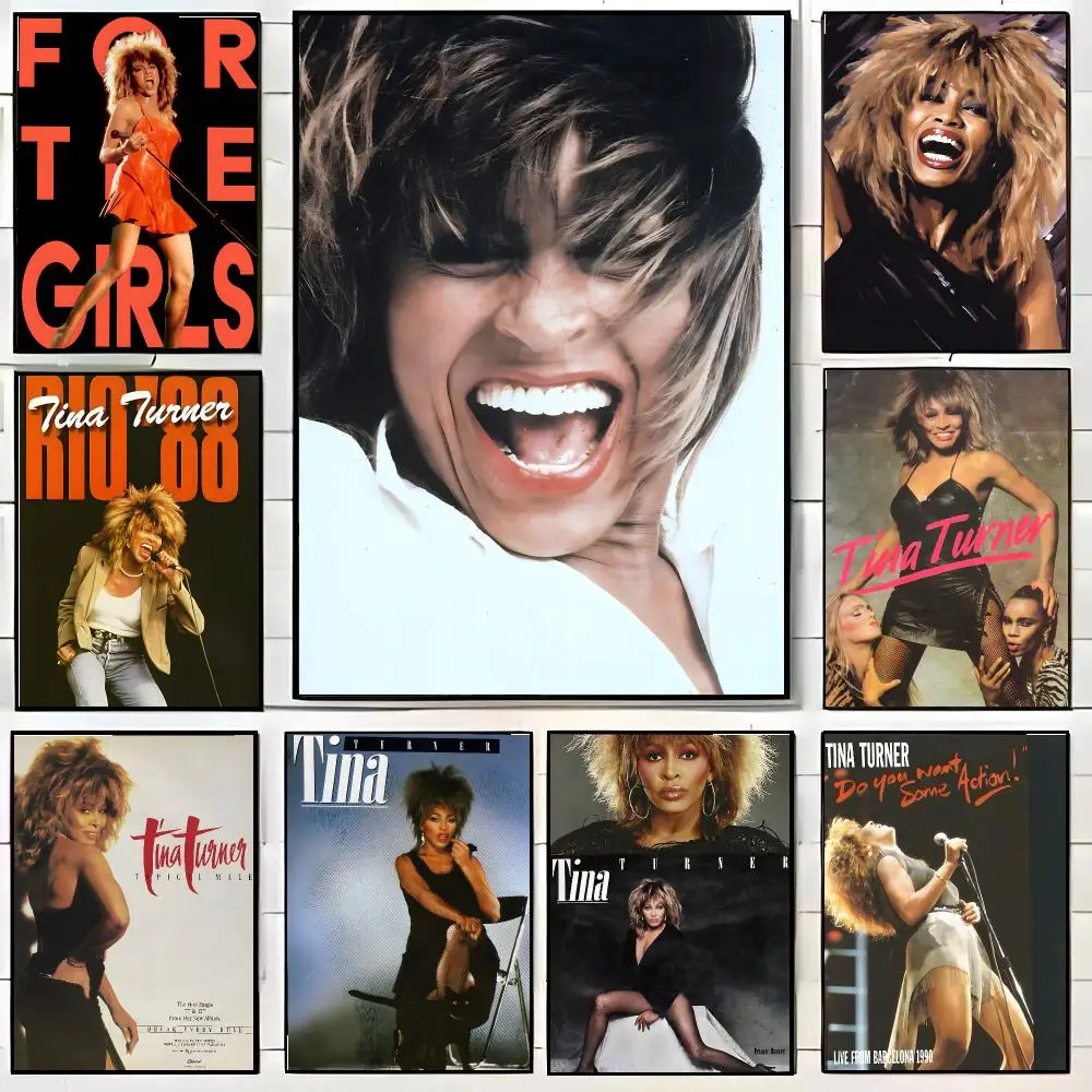 Tina Turner Poster High-definition Waterproof Poster Stickers, Suitable For Bedroom, Living Room, Home Decoration