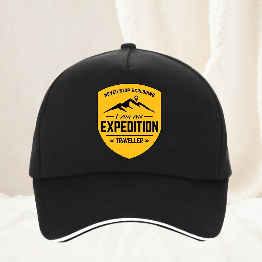 

Expedition Travel Men Women outdoor Visors hat Never Stop Exploring Baseball Cap fashion outdoor sun protection hats