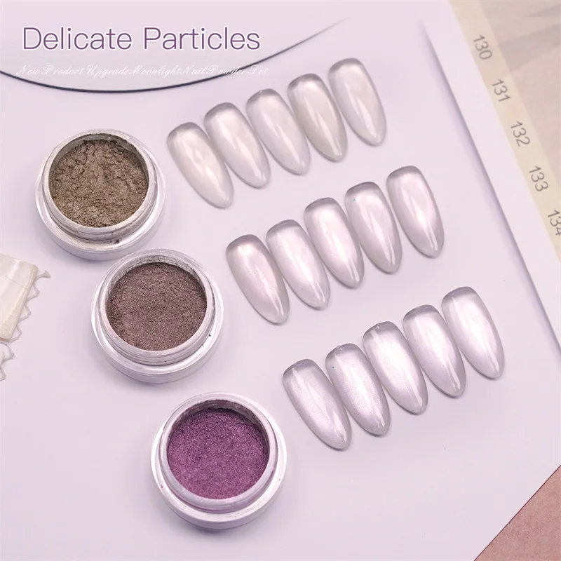 HNDO Nieuwe eenvoudige heldere Cat Eye magnetische poeder glitter nail art voor gemengde gel polish manicure fijne deeltjes pigmentstof