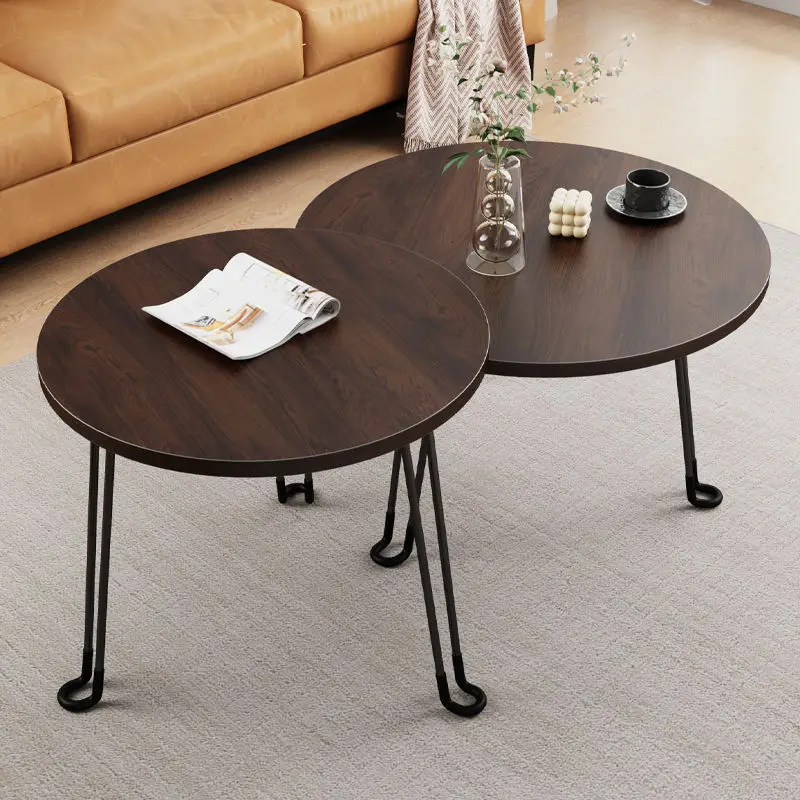 Light Luxury Nordic Living Room Coffee Table Household Round Small Tea Table Multifunctional Creative Small Round Table