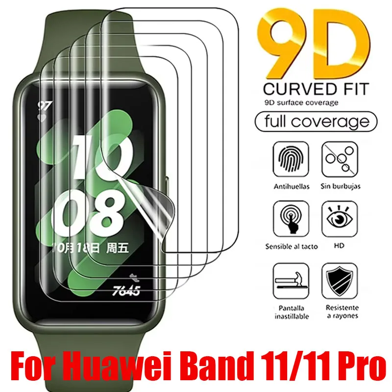 1-3PCS Hydrogel Film For HUAWEI Band 11/11 Pro Screen Protector Soft Protective Film For Huawei Band 11/11 Pro Films Accessories