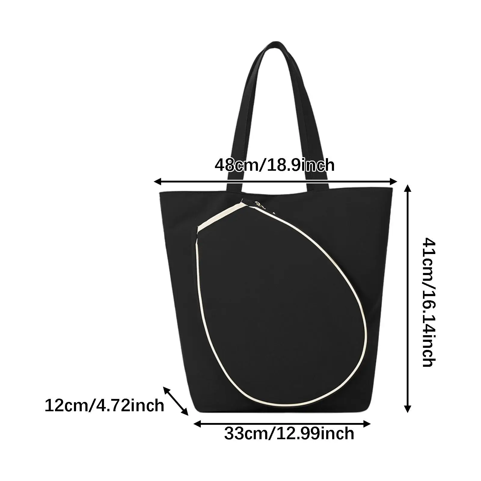 

Tennis Bag Water Resistant Racket Storage Bag for Competition Outdoor