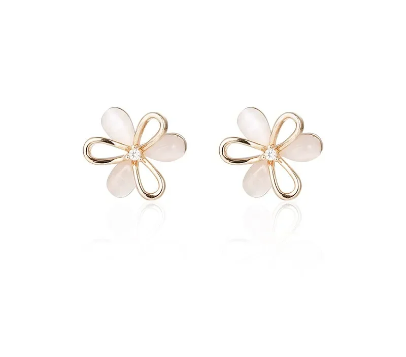 

Opal Flower Earrings For Women 2024 Trendy Jewelry Gifts With Exquisite Gift Box