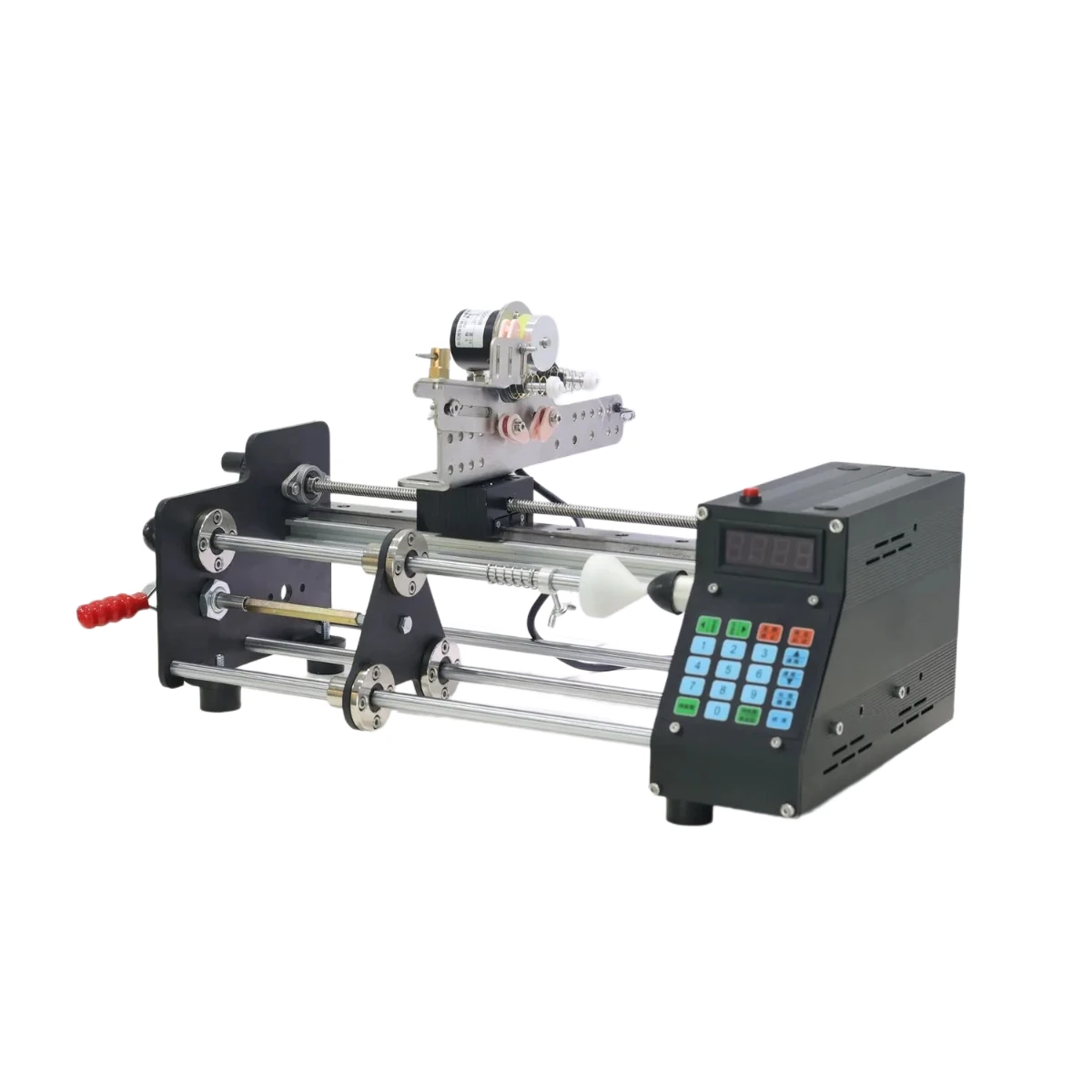 PWD-M-15 Intelligenza multifunzionale Bobina Riavvolgimento Filato Cono Linea di pesca Avvolgitrice Filo piatto Avvolgitore di filo metallico