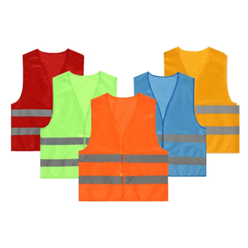 Plus Size Reflective Vest Working Clothes High Visibility Day Night Warning Safety Vest Traffic Construction Safety Clothing