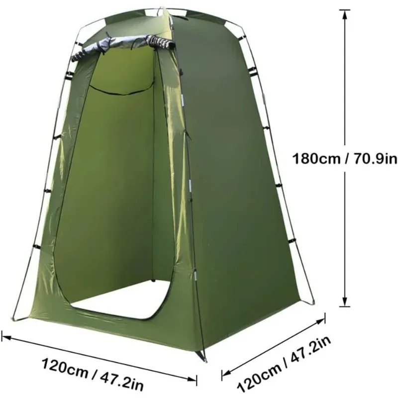 

1pc 120cmx120cmx190cm Outdoor Toilet Tent Portable Shower Changing Privacy Shelter Camping Mobile Bathhouse Fishing Account