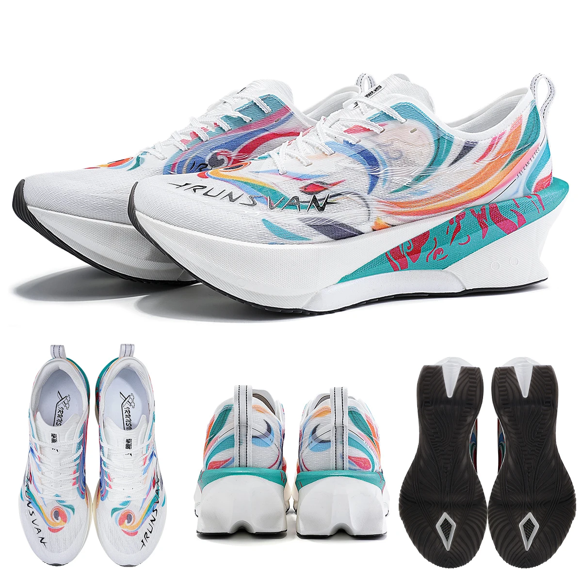 IRUNSVAN Flydye GT3.0 Full Palm Black Gold Carbon Plate Sports Shoes for Advanced and Elite Marathon PB Running Shoes Unisex 125