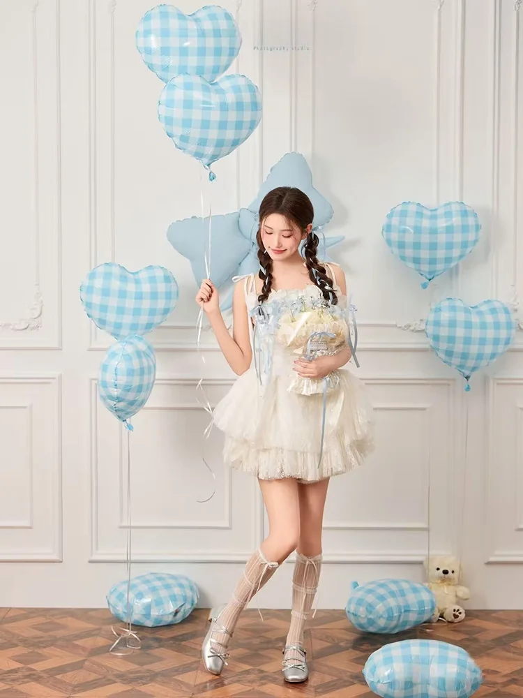 

Cute Style Studio Photography Korean Art Photo Sweet Dress Girl's Fashionable Autumn Collection Ethnic Stage Costume