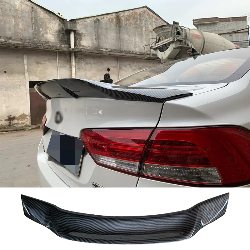 For Kia 2014-2017 K4 Highquality100%True Carbon Fiber Rear Spoiler Carbon Fiber Tail Trunk Trim Tail