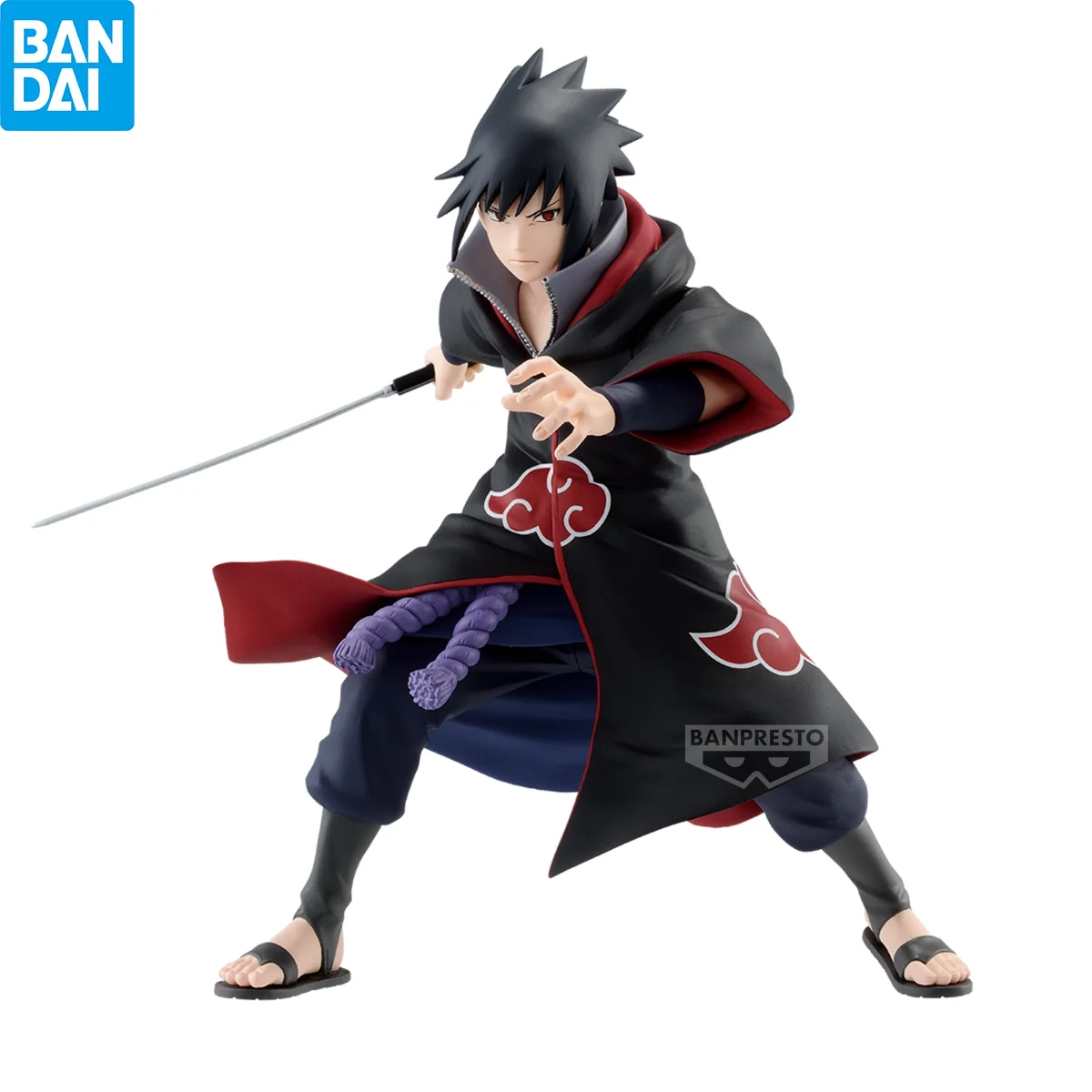 In Stock Original Bandai Spirits Vibration Stars IV Naruto Shippuuden  Uchiha Sasuke Anime Figure Action Figure Model Decoration