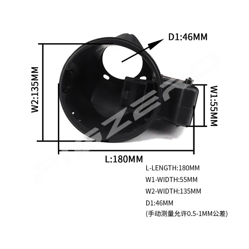 4L3Z9927936 Fuel Gas Filler Door Housing Pocket with Hinge for Lincoln Mark LT 2006-2007-2008 Brand New