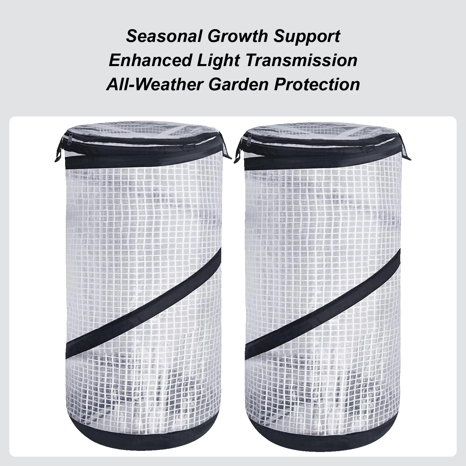 

Цветочные зимние защитные конусы, 2 предмета, круглый чехол для садовых растений, портативный чехол для утепления цветов для сада, двора, фермы