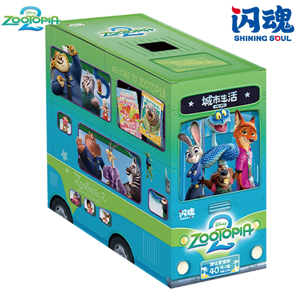 

Genuine Shining Soul Zootopia2 Collection Cards Cartoon Comedy Animated Movies Exquisite Peripheral Cards Kids Christmas Gifts