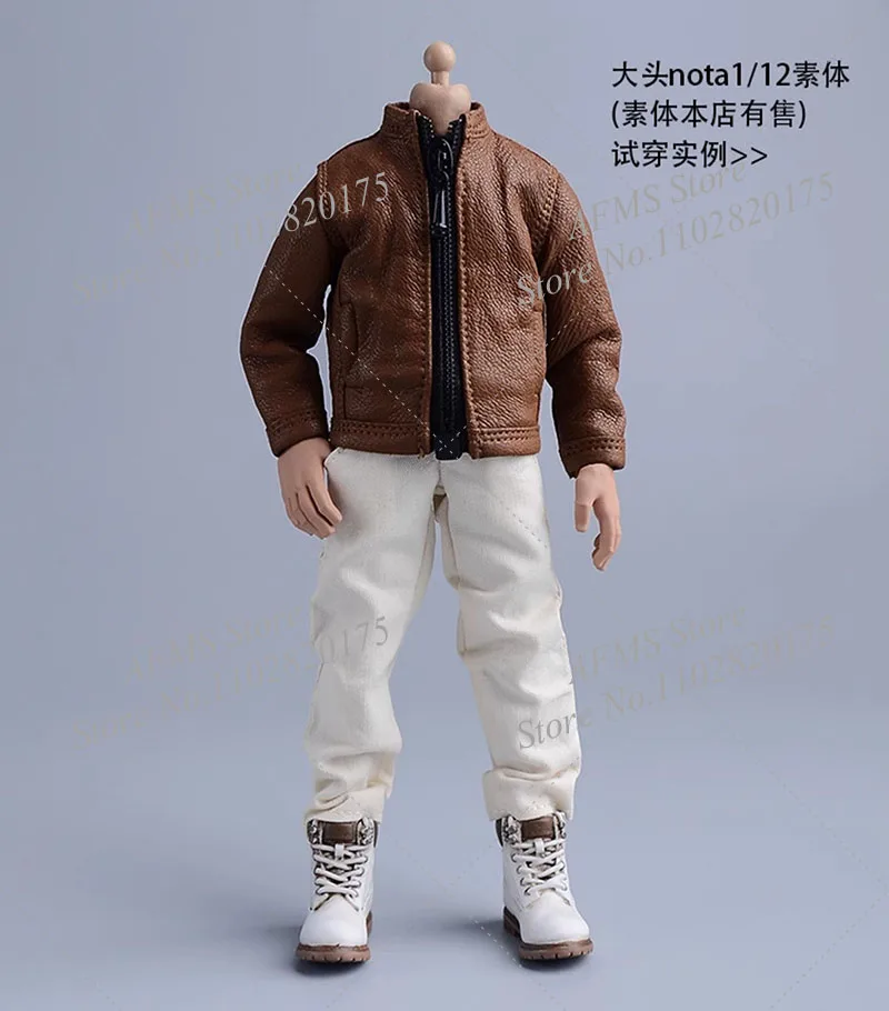 Botas colecionáveis em escala 1/12, botas táticas militares de trekking, sapatos de trabalho, tênis adequados para homens de 6 espaços, corpo de figura de ação de soldado