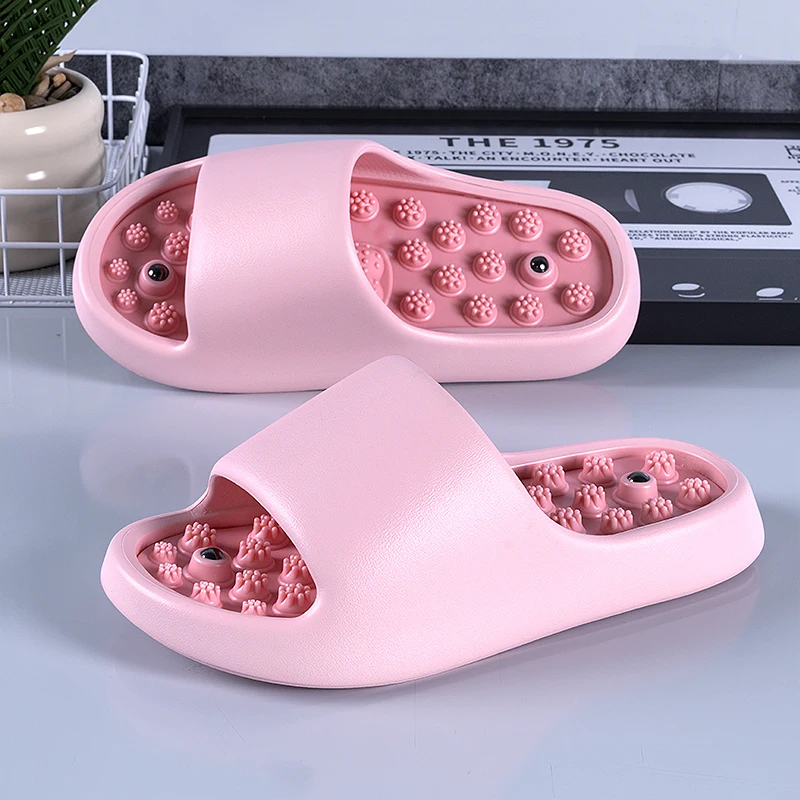 Fußmassage-Hausschuhe für Frauen, Akupressur-Pantoffeln für den Hausgebrauch, Lässige Fußstressabbau-Sandalen, Outdoor-Strandsandalen – Detail 17