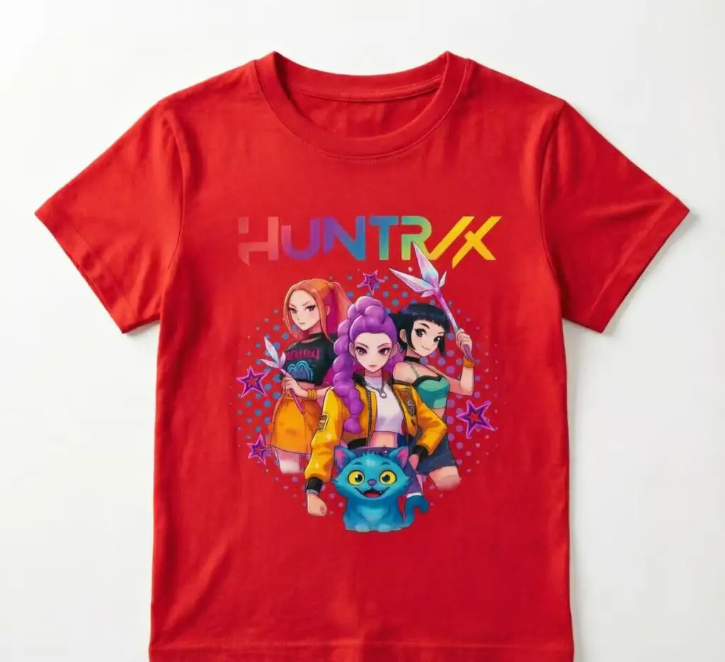 Hunter X Hunter T-Shirt Anime Gon & Killua Print – Taro Lila Kurzarm-Freizeit-Oberteil für Fans – Detail 7