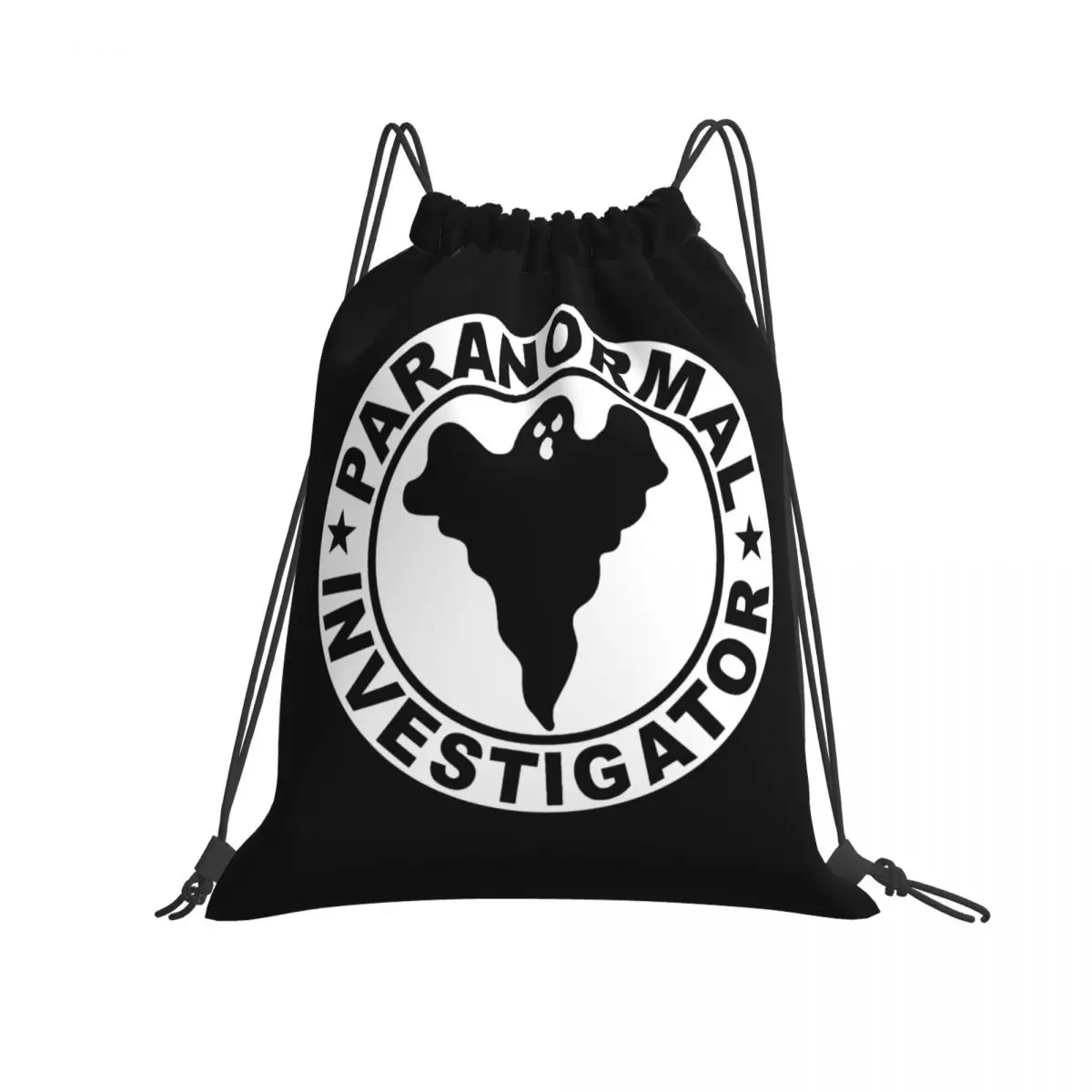 Paranormal Investigator Supernatural Ghost Logo Drawstring Bags Gym Bag Newest Shopping Bag