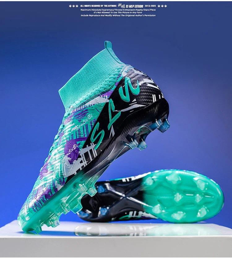 Professionelle Fußballschuhe Herren Fußballschuhe Society Fußballschuhe FG Ultraleichte Trainings-Fußballschuhe Outdoor-Sportschuhe – Detail 36