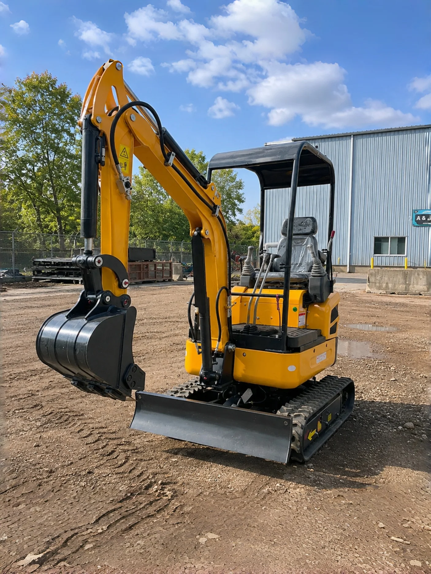 Fabrikpreis Mini-Bagger Maßgefertigt 1,5 Tonnen Kubota-Motor Kompakter Hydraulik-Raupenbagger Euro 5 EPA Sofort Lieferbar – Detail 2