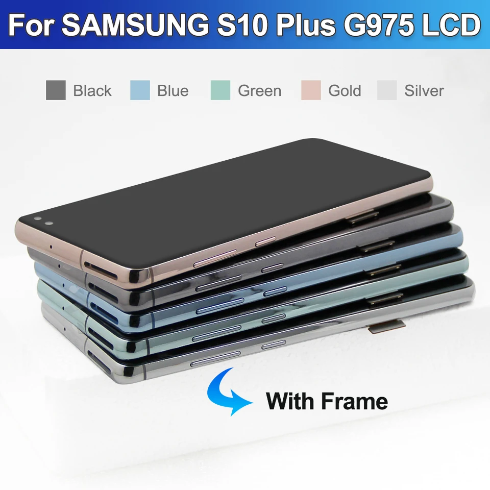 Pantalla TFT con Marco para Samsung S10 Plus / S10, Repuesto 6