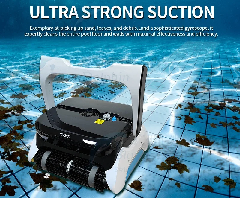 Smart Automatic Swimming Pool Cleaning Robot Efficient Tool for Pool Cleaning