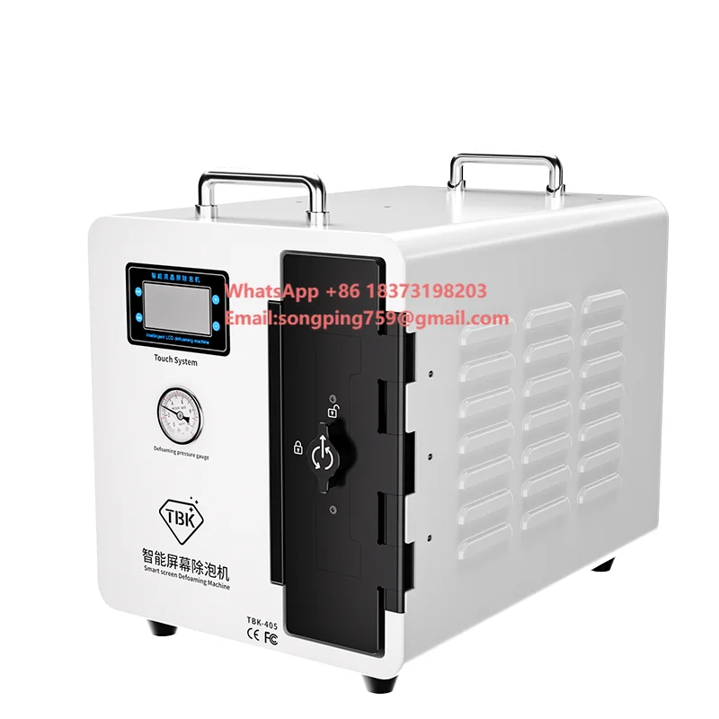 

400W TBK-405 2 in 1 Smart Screen Defoaming Machine with 15 INCH LCD Display Bubble Remover Tools Built-in Air Pump
