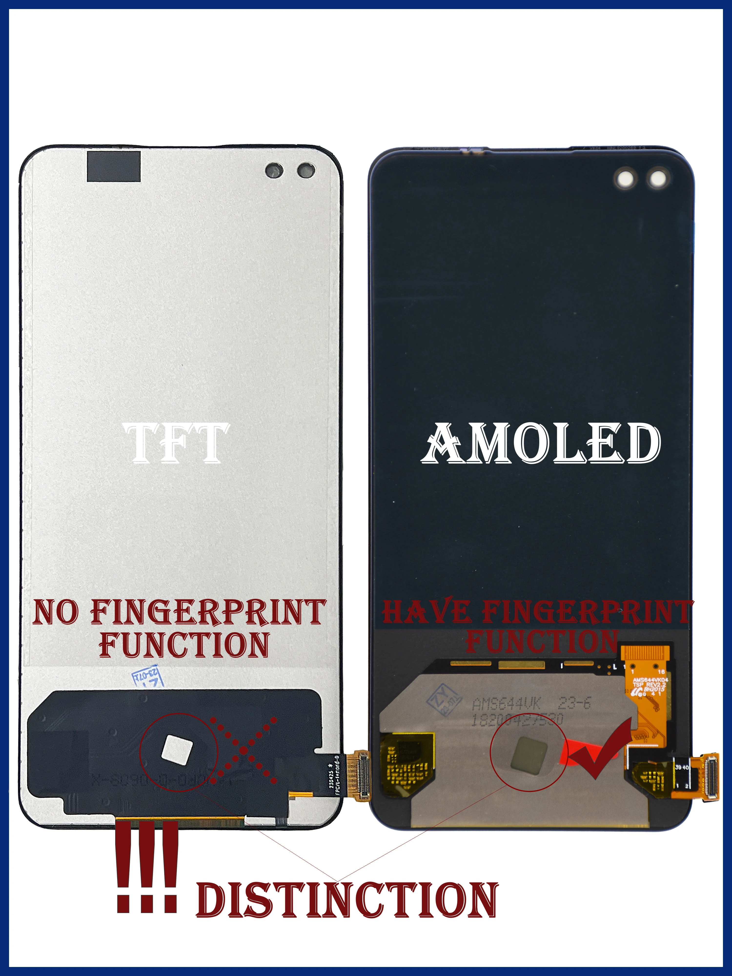 AMOLED Replacement For OnePlus Nord LCD Display Touch Screen Digitizer Assembly For OnePlus 8 NORD 5G / OnePlus Z AC2001 AC2003