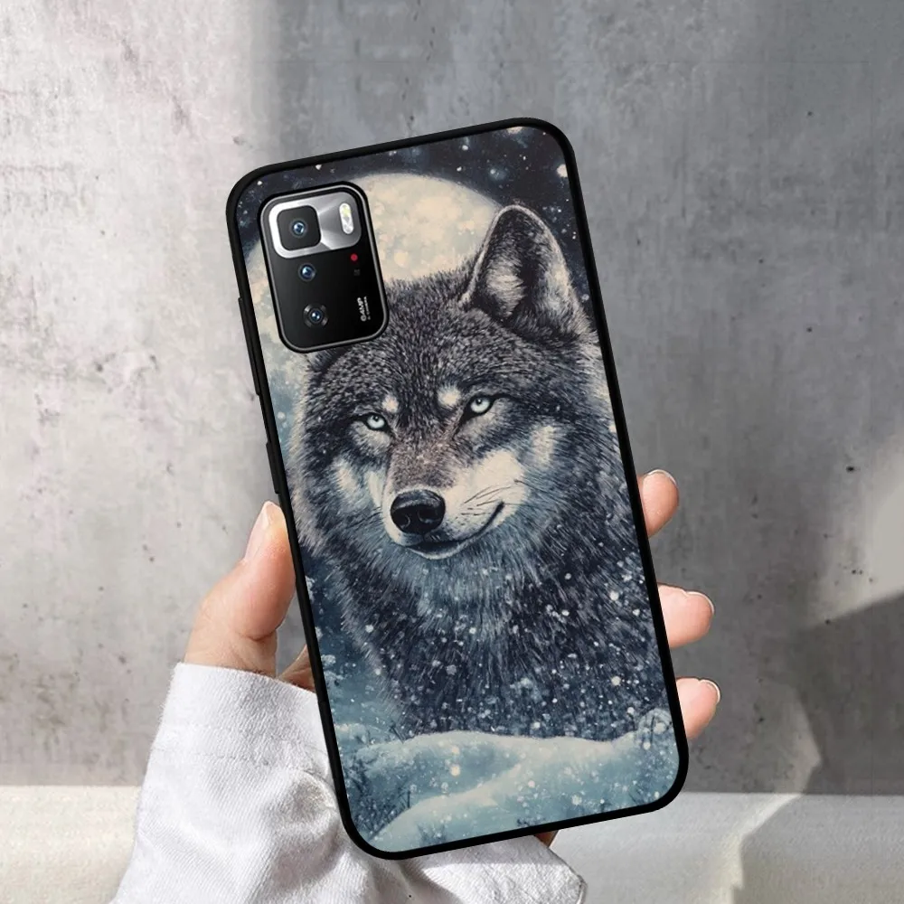 The Wolf Phone Case For Redmi Note 4 X 5 A 6 7 8 T 9 9S 10 11 11S 11Epro Poco M3 Pro