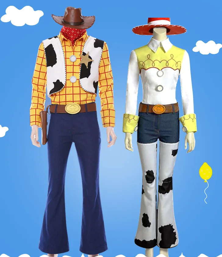 

Toy Story 4 Woody And Buzz Lightyear Cosplay Costume Set, Cowboy Sheriff Male Outfit