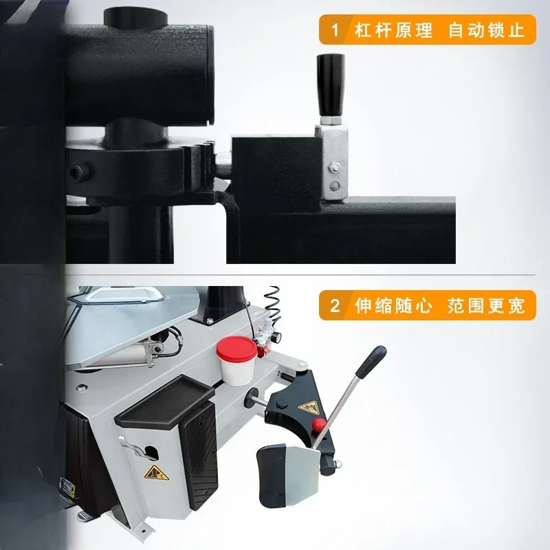 Auto protection tire removal machine, fully automatic left auxiliary arm tire removal machine W-515