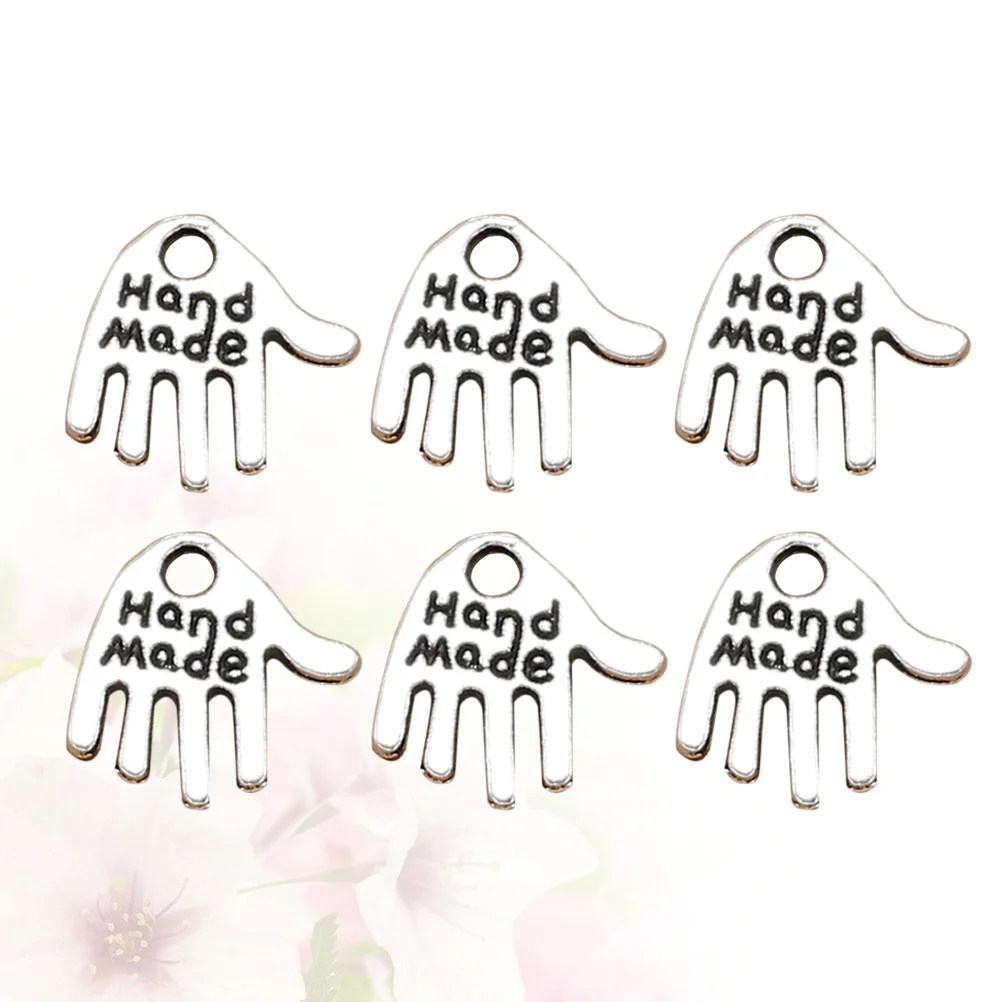 

50Pcs Alloy Pendant Charms DIY Jewelry Making Accessory Necklace Bracelet Unique Shape Design Silver Alloy Pendant Charm