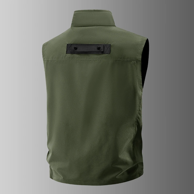 Autumn Tactical Men's Workwear Vest Outdoor Sports Hiking Fishing Vest Leisure Camping Mountaineering Hunting Jacket