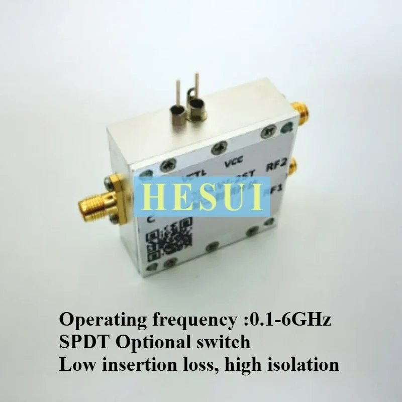 

100M-6GHz two option RF switch SPDT single pole double throw high isolation upgrade