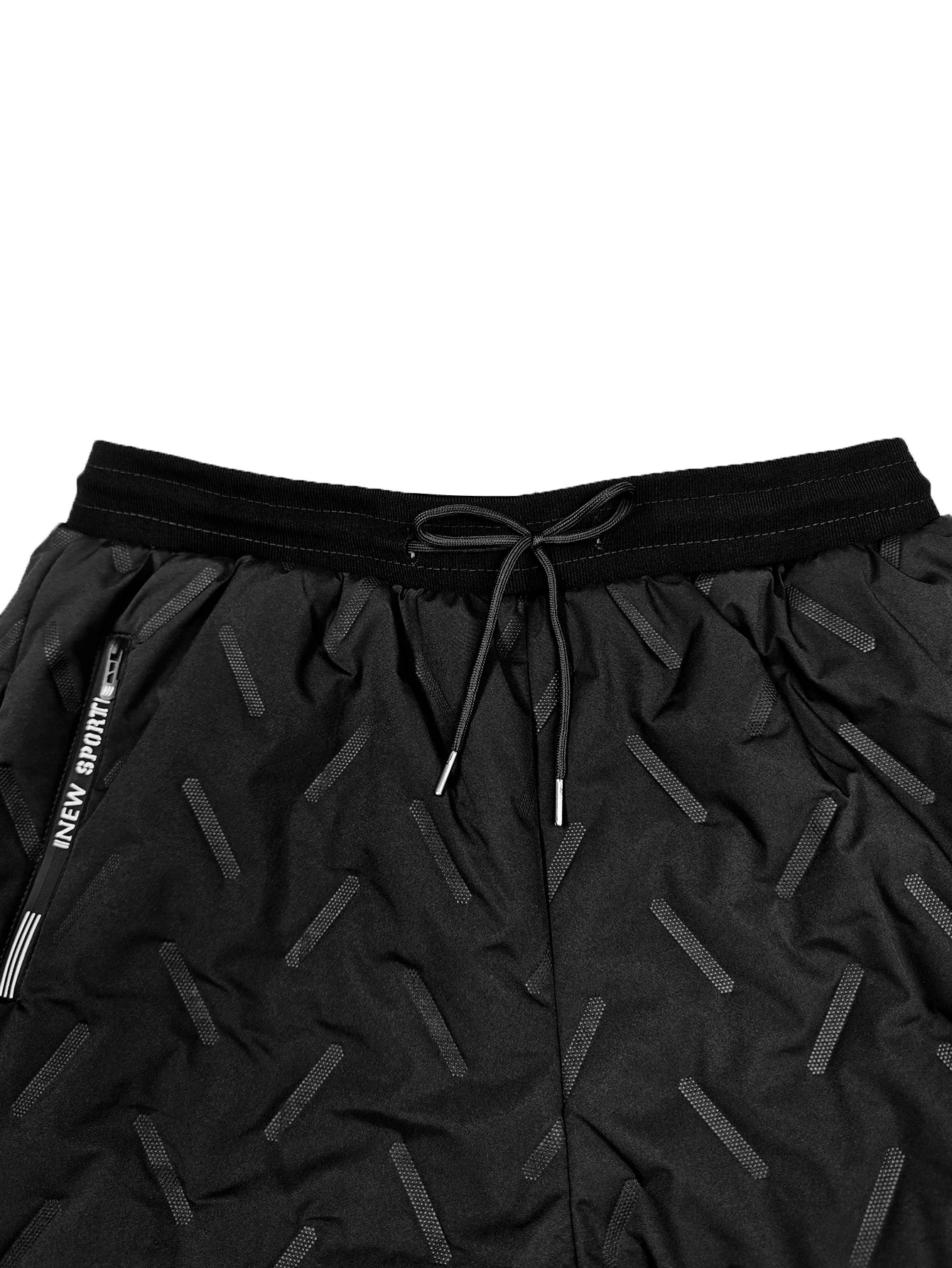 Damen-Fleece-Ultraschallhose mit Reißverschlusstaschen, warme Freizeithose für Herren, Winter, gefüttert, für kaltes Wetter, Thermohose für Herren. – Detail 5