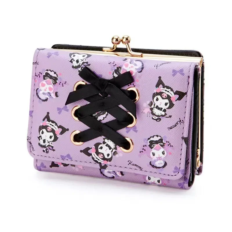 Hello Kitty Münzbörse Kreative Kleine Geldbörse Großhandel Mini-Geldbörsen My Melody Kuromi Schlüsselanhänger-Geldbörse Sanrio Geldbörse Kawaii Clutch