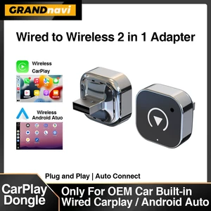 Adaptor Otomatis Android CarPlay Nirkabel Baru Dongle USB Kotak Mini Pintar Pasang dan Mainkan Universal untuk VW Toyota Nissan Honda Ford Benz 8 penjualan terbaik animal crossing joycon - №
