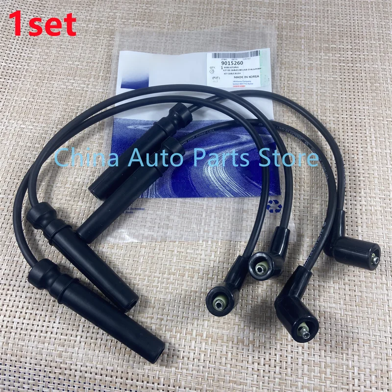 Original 1set Ignition Spark Plug Cable Set For 08-12 Buick New Excelle 1.6l Chevrolet Aveo Daewoo Oe# 9015260